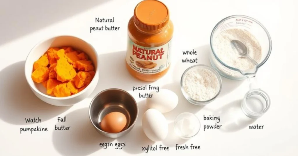 Pumpkin Pupcakes
Ingredients