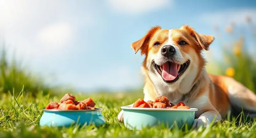 dog food in summer
