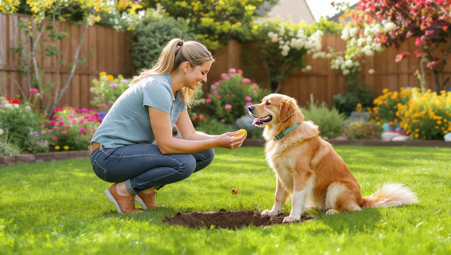 how to stop dog from digging